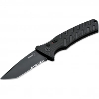 Автоматический складной нож Boker Strike Tanto All Black, сталь AUS-8, рукоять алюминий купить в Казани