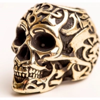 Бусина Triball Skull, мельхиор купить в Казани