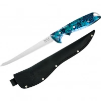 Филейный нож Buck 035 Abyss Fillet Knife Kryptek Neptune Camo 0035CMS34, сталь 420HC, рукоять пластик купить в Казани