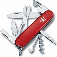 Нож перочинный Victorinox Climber, сталь X55CrMo14, рукоять Cellidor®, красный купить в Казани