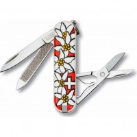 Нож перочинный Victorinox Edelweiss 0.6203.840 58мм 7 функций дизайн рукояти Эдельвейс купить в Казани