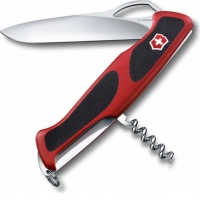 Нож перочинный Victorinox RangerGrip 63, сталь X55CrMo14, рукоять полиамид, красно-чёрный купить в Казани