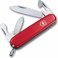 Нож перочинный Victorinox Recruit, сталь X55CrMo14, рукоять Cellidor®, красный купить в Казани