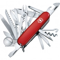 Нож перочинный Victorinox SwissChamp, сталь X55CrMo14, рукоять Cellidor®, красный купить в Казани