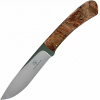 Нож с фиксированным клинком Arno Bernard Buffalo, сталь N690, рукоять Spalted Maple купить в Казани