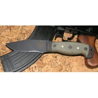 Нож с фиксированным клинком Ontario «NS-4 Black Canvas Micarta Handle» купить в Казани