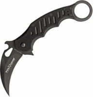 Складной нож Fox Karambit, сталь N690, рукоять стеклотекстолит G-10, чёрный купить в Казани