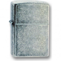 Зажигалка ZIPPO Antique Silver Plate, латунь с покрытием ™Plate, серебристый, матовая, 36х12×56 мм купить в Казани