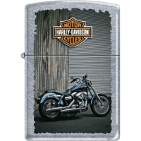 Зажигалка ZIPPO Harley-Davidson® Байк, с покрытием Street Chrome™, латунь/сталь, серебристая, 36x12x56 мм купить в Казани