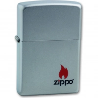 Зажигалка ZIPPO Satin Chrome, латунь с ник.-хром. покрыт., серебр., матовая, 36х56х12 мм купить в Казани